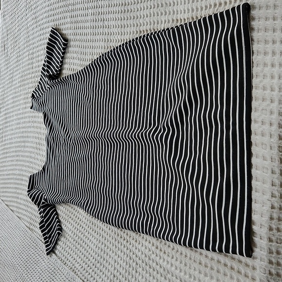 Bodycon striped dress size L Concert Date Night Party Y2K Blokecore - Picture 2 of 5